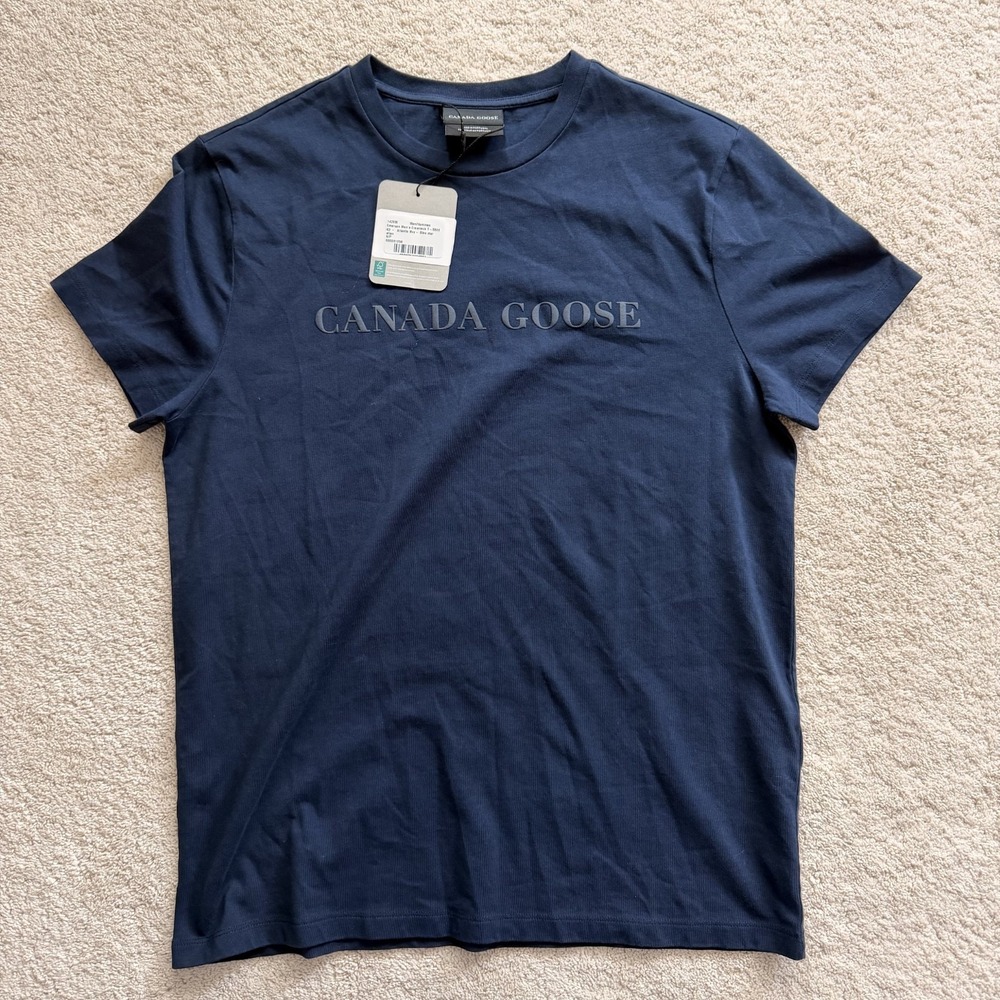 Canada Goose Emersen Crewneck T-Shirt Navy Small (1420M)